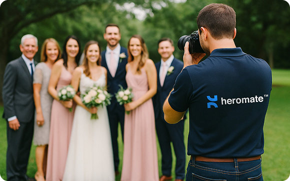 Group of people at an outdoor event